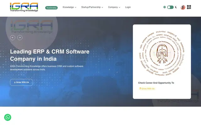 IGRA Transforming Knowledge website