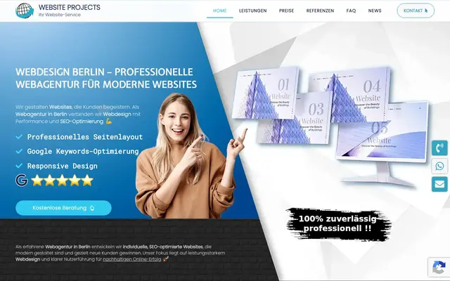 Website Projects - Webdesign Berlin und Umgebung website