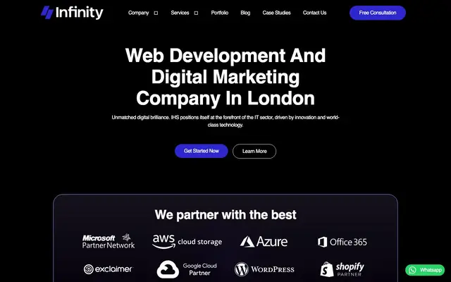 Infinity IT Helpdesk Solutions Ltd- Web Development And Digital marketing Agency in London, Wimbledon, Sutton website