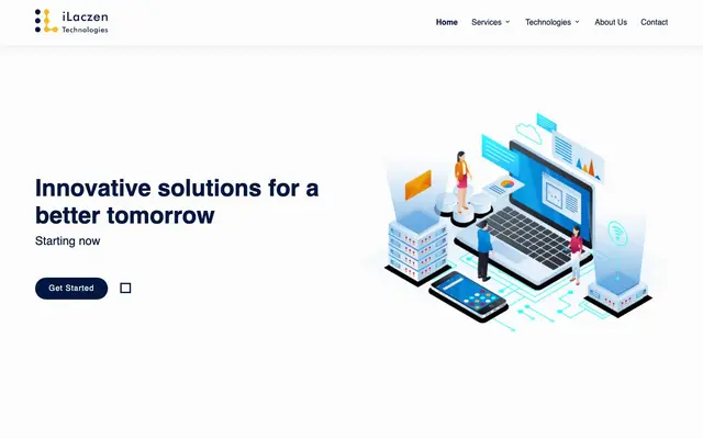 iLaczen Technologies website