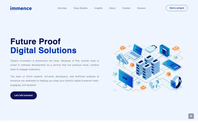 Immence Enterprise Private Limited website