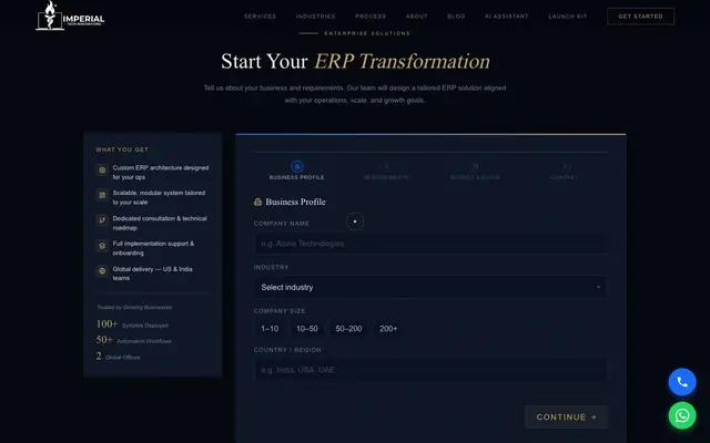 Imperial Tech Innovations website