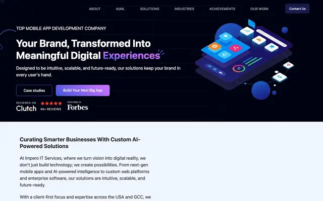 Impero IT Services Pvt Ltd website