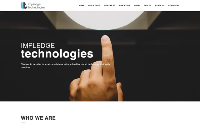 Impledge Technologies website