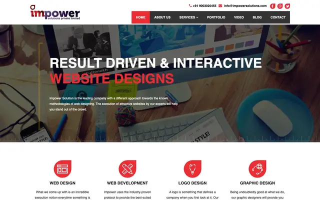 Impower Solutions Pvt Ltd website