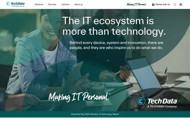 Tech Data Technology Solutions website