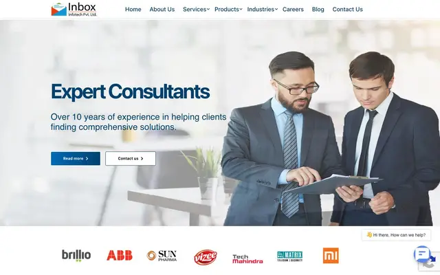 Inbox Infotech website