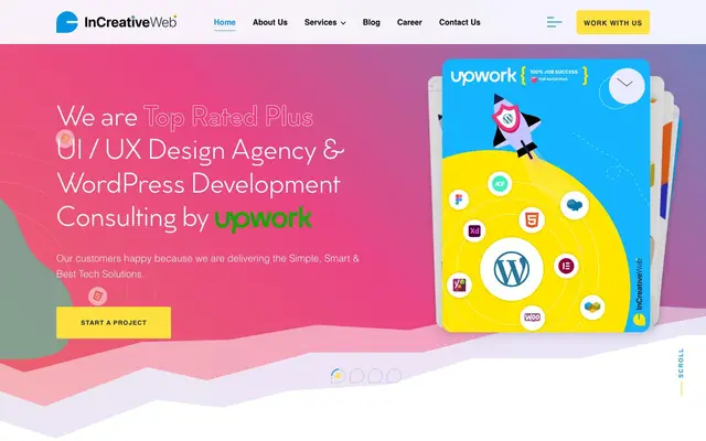 InCreativeWeb - UI UX Design Agency | WordPress Web Design Services website