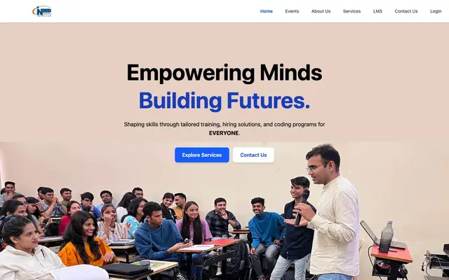 Indeed Inspiring Infotech website