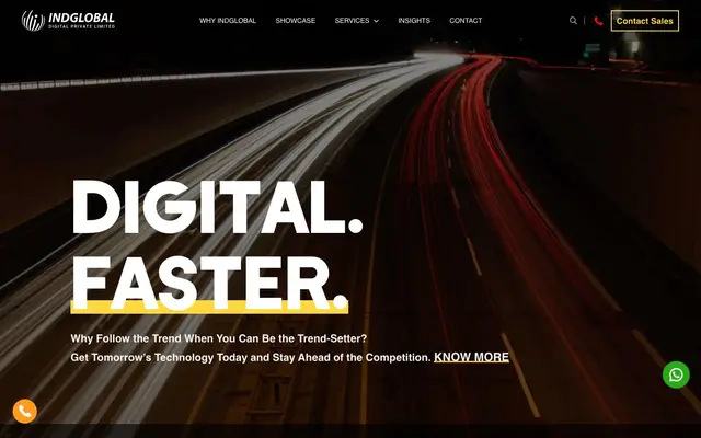 Indglobal Digital website