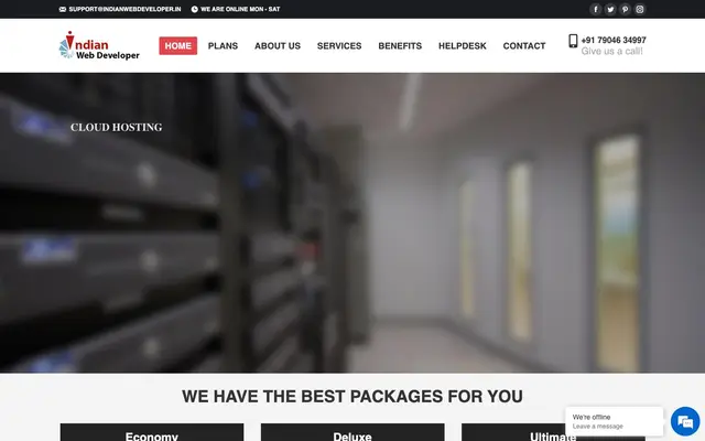 Indian Web Developer website