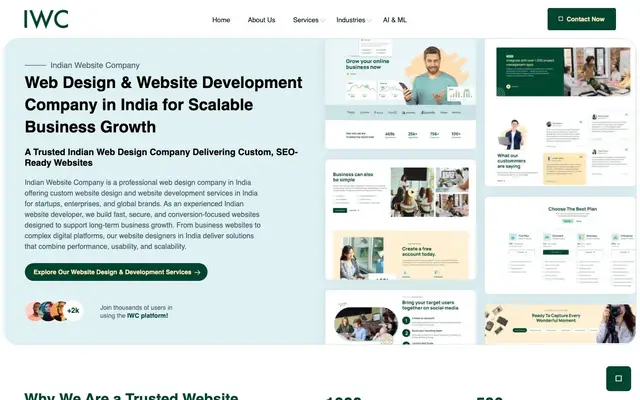 Indian Website Company website