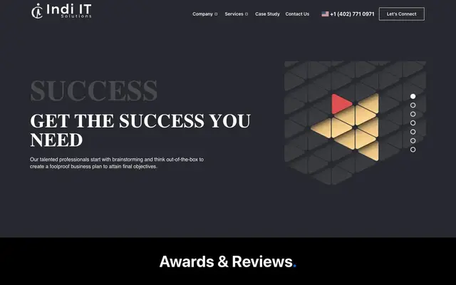 Indi IT Solutions website
