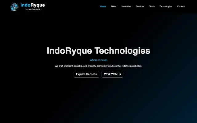 IndoRyque Technologies website