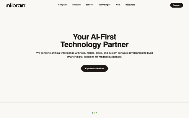 Infibrain Technologies LLP website