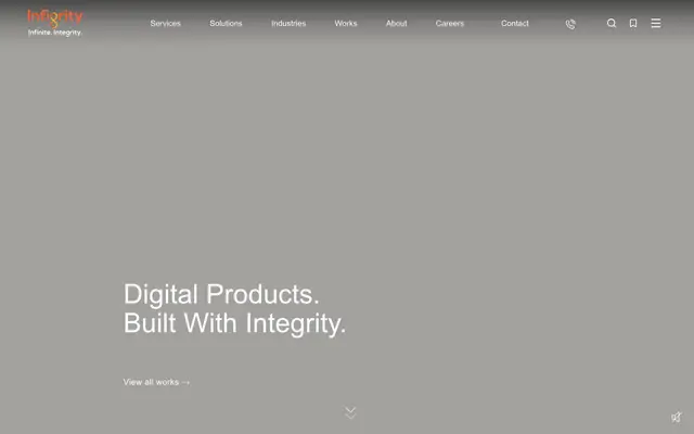 Infigrity IT Services Pvt. Ltd. website