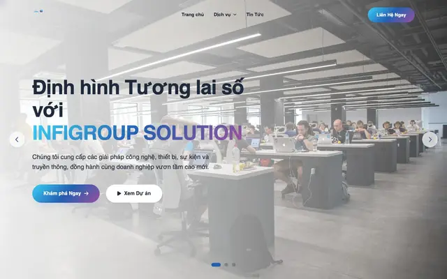 Công ty thiết kế App Mobile Infinity - Hồ Chí Minh website