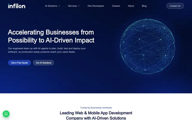 Infilon Technologies website