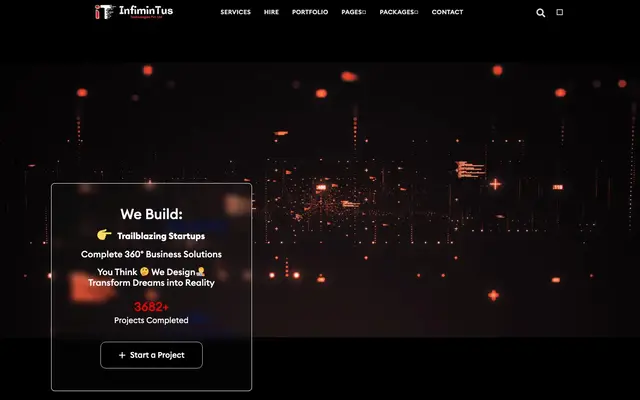 InfiminTus Technologies website