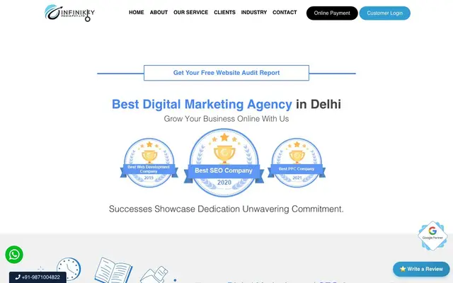 Infinikey Media Pvt Ltd. website