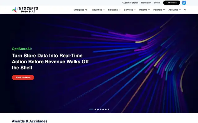 Infocepts website