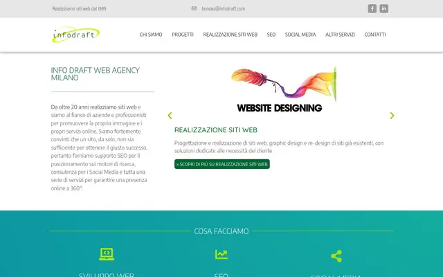 Info Draft Web Agency website