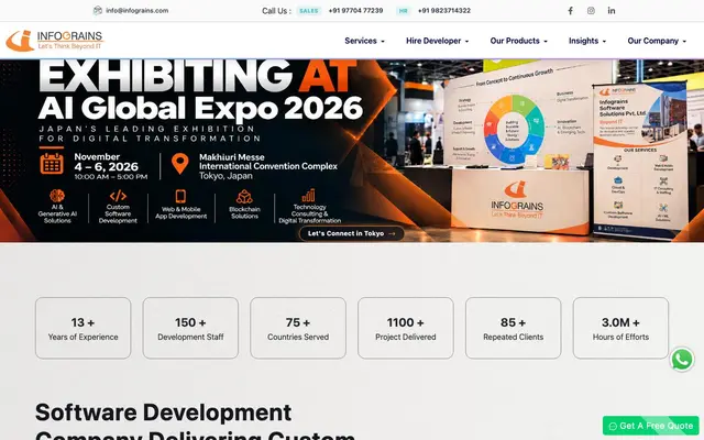 InfoGrains website