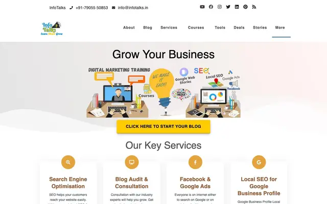 InfoTalks website