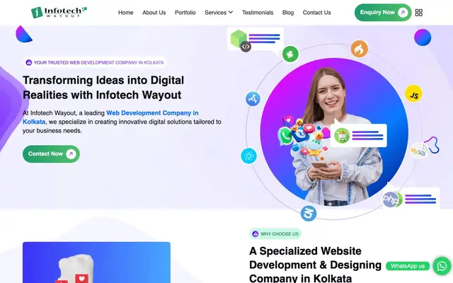 Infotech Wayout website