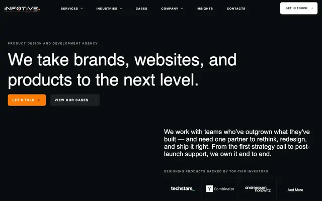 Infotive Solutions website