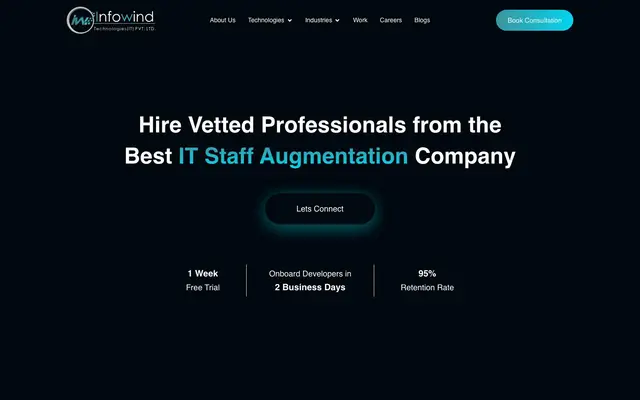 Infowind Technologies website