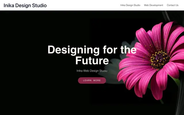 Inika Design Studio website