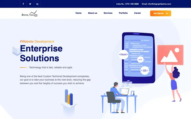 InkGraph Techno Pvt Ltd website