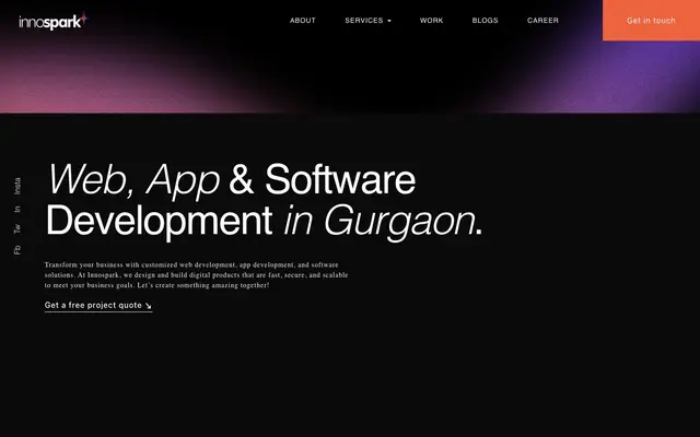 Innospark Technologies website