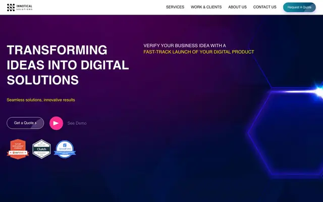 Innotical Solutions website