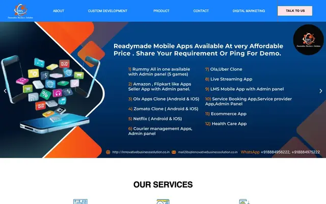 Innovative Business Solution website