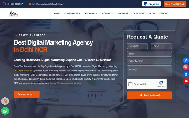 Innovative Digital Marketing website