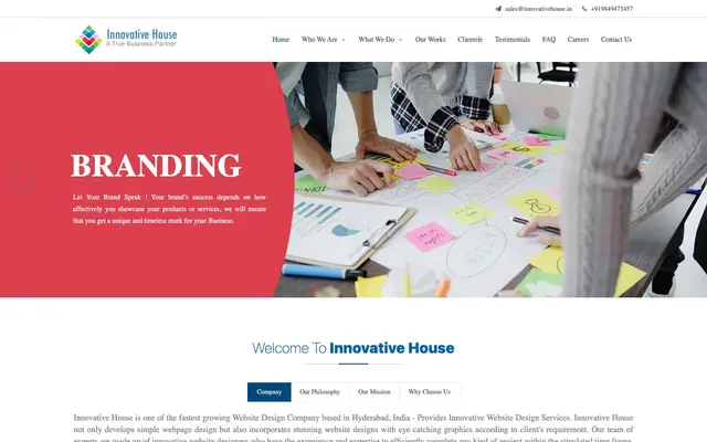 Innovative House website