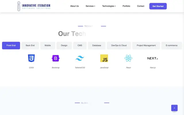Innovative Iteration Software Solutions website