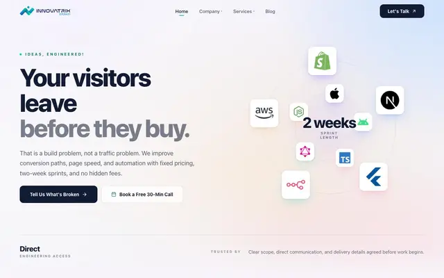 Innovatrix Infotech Private Limited website