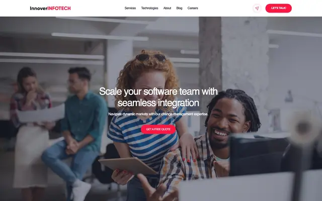 Innover Infotech website