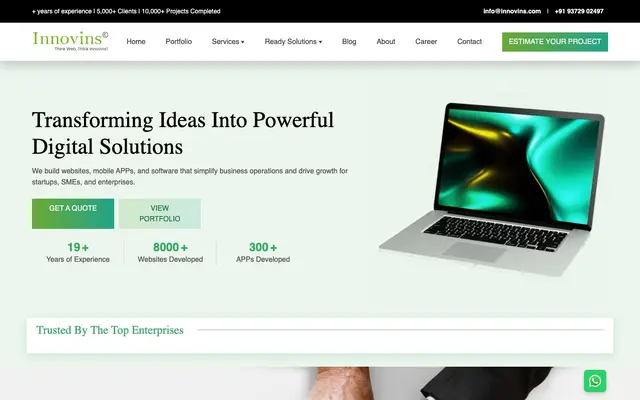 Innovins website