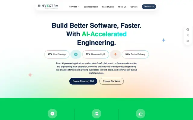 Innvectra Info Solutions Pvt. Ltd. website