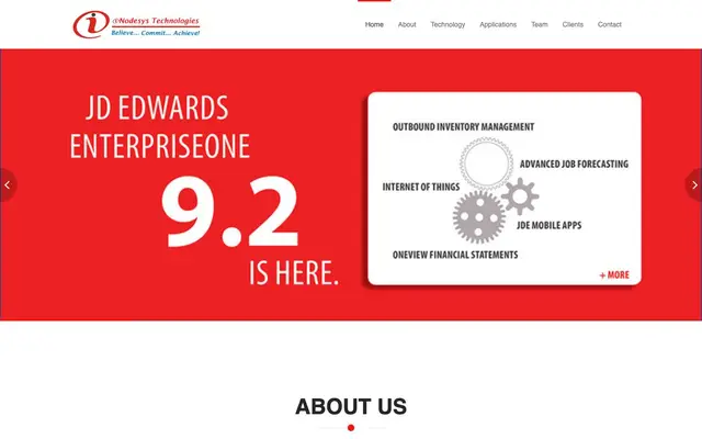 Inodesys Technologies website
