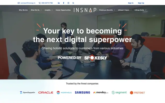InSnap Technologies Pvt. Ltd. website