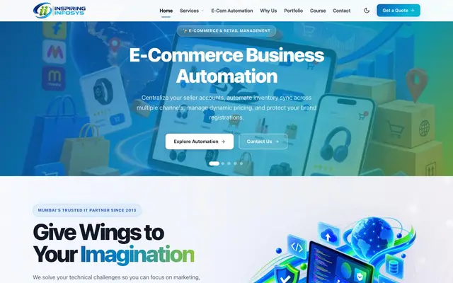 INSPIRING INFO'S website