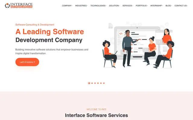 Interface Software Services website