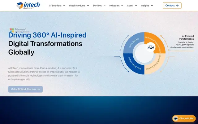 Intech Systems Pvt Ltd website