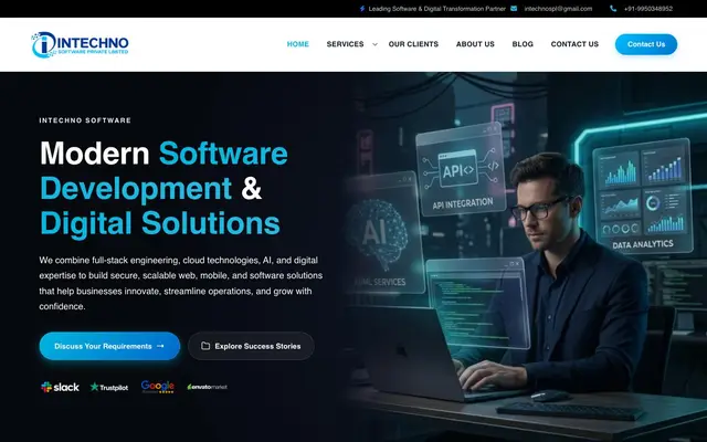 Intechno Software Private Limited website