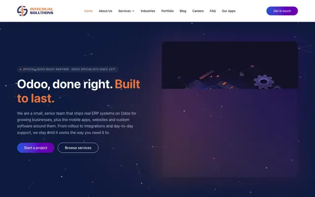 InTechual Solutions website